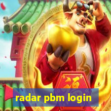 radar pbm login