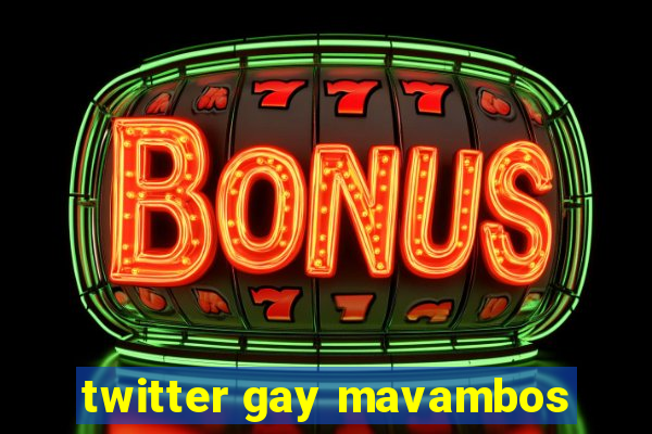 twitter gay mavambos