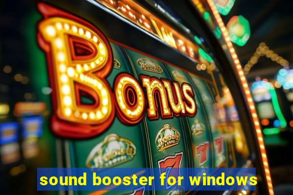 sound booster for windows