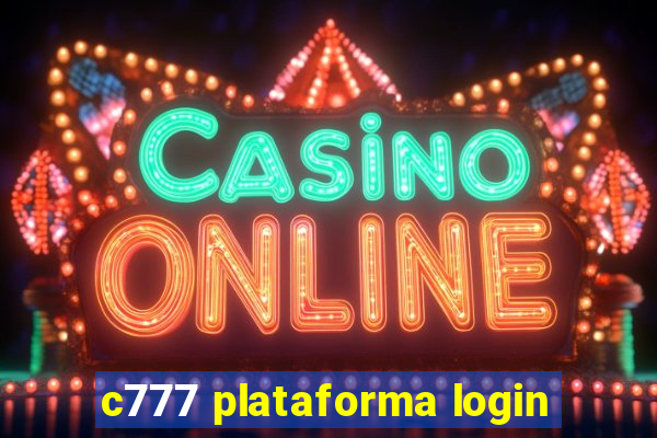 c777 plataforma login