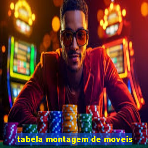 tabela montagem de moveis