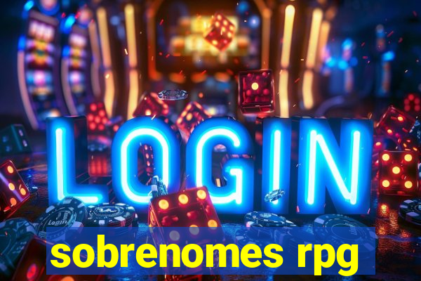 sobrenomes rpg