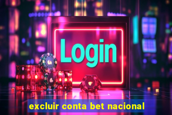 excluir conta bet nacional