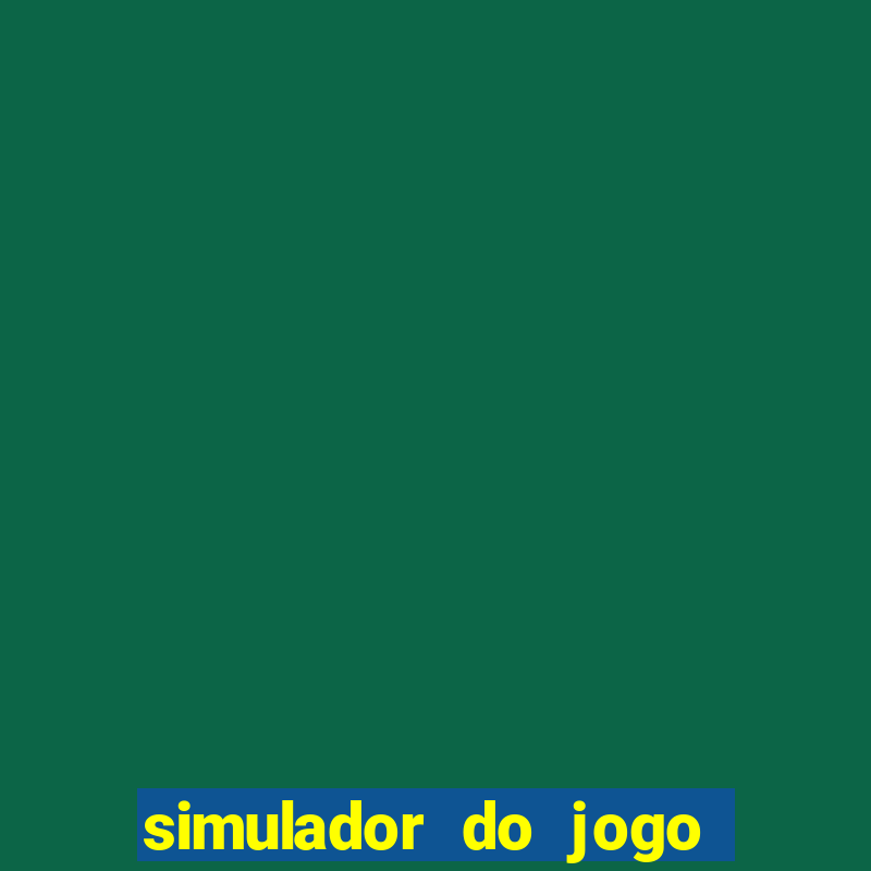 simulador do jogo do bicho grátis