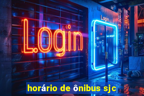 horário de ônibus sjc