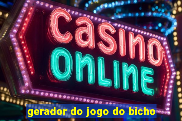 gerador do jogo do bicho
