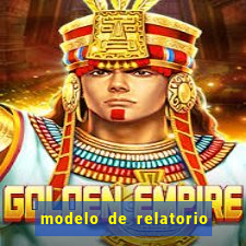 modelo de relatorio de estagio cruzeiro do sul