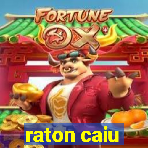raton caiu