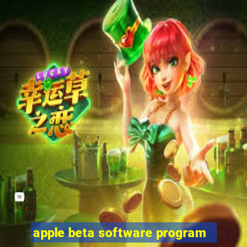 apple beta software program
