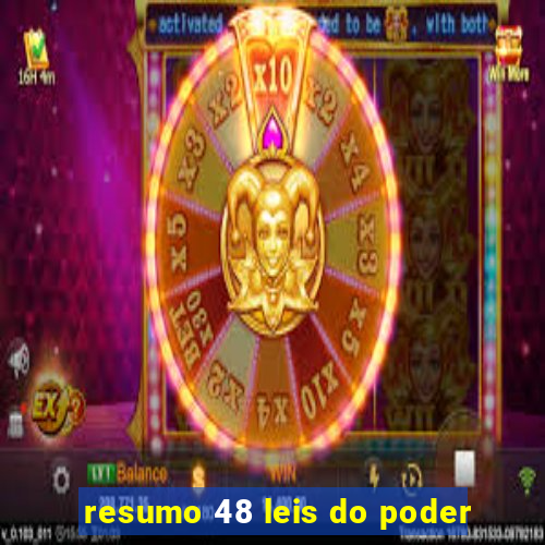 resumo 48 leis do poder