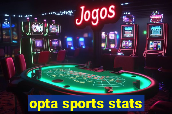 opta sports stats