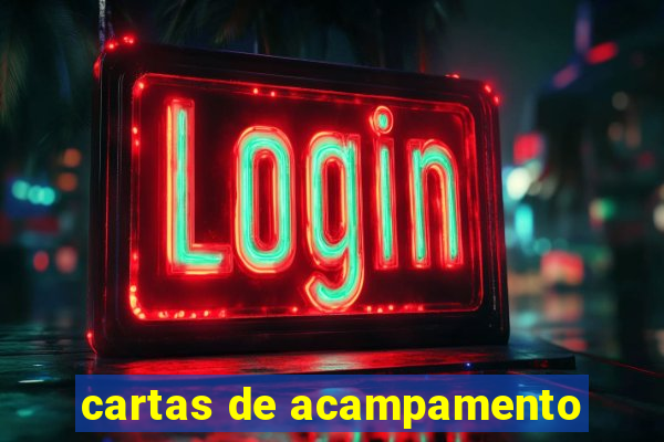 cartas de acampamento