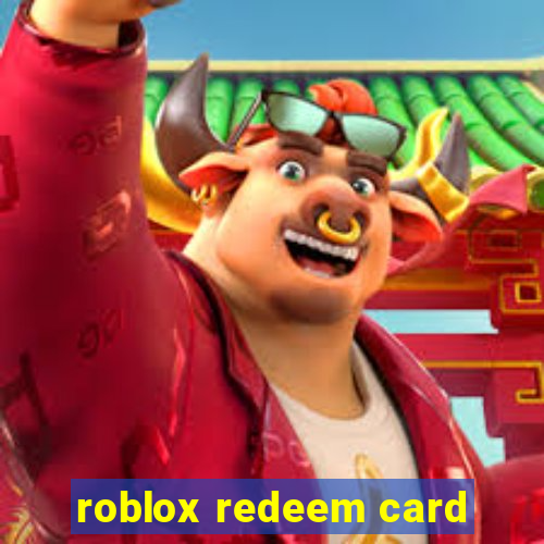 roblox redeem card