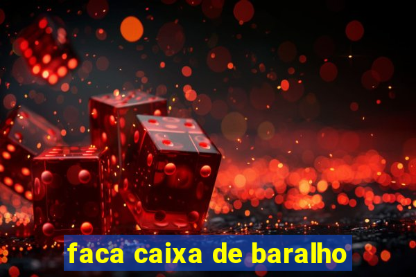 faca caixa de baralho