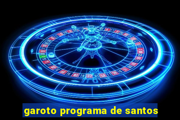 garoto programa de santos