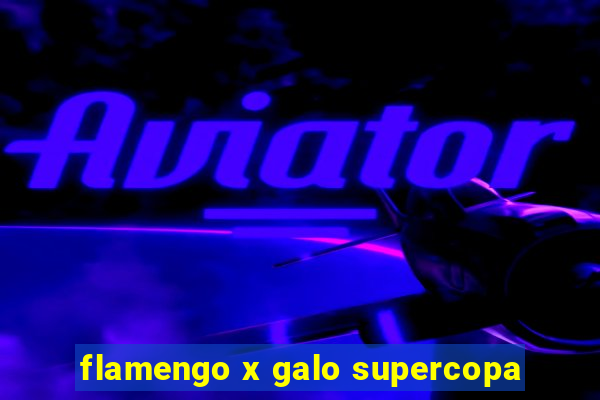 flamengo x galo supercopa