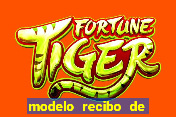 modelo recibo de pagamento autonomo