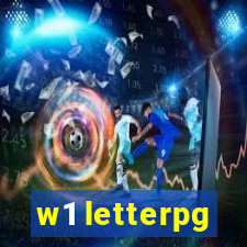 w1 letterpg