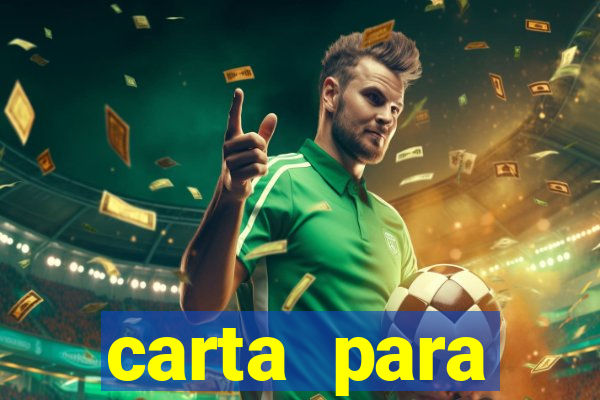 carta para encontrista homem