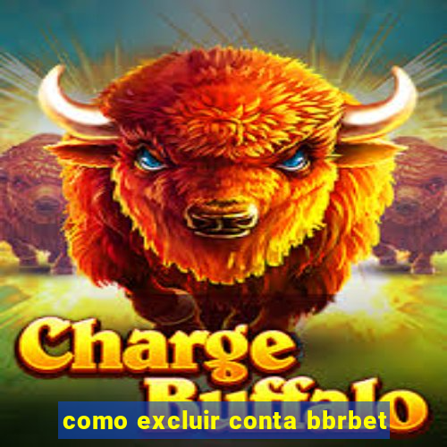 como excluir conta bbrbet