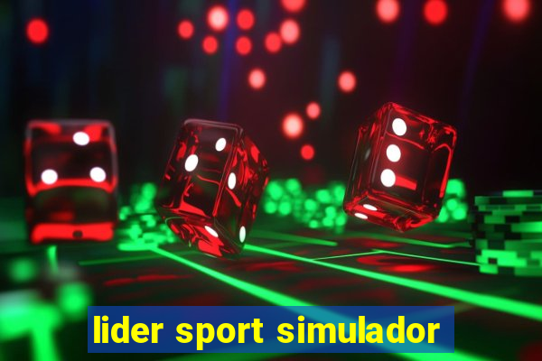 lider sport simulador