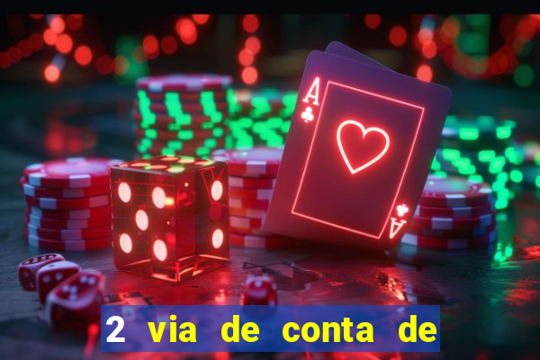 2 via de conta de luz coelba